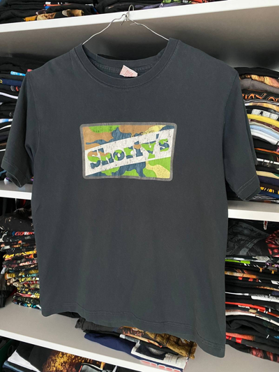 MADE IN USA X SHORTYS SKATEBOARDS VINTAGE SHORTY'S SKATEBOARD T-SHIRT 90'S