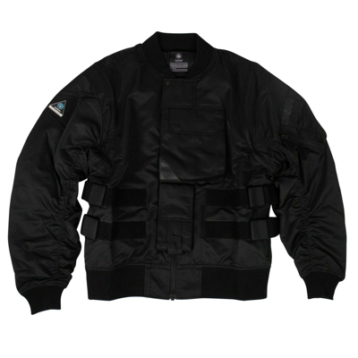 GUERRILLA GROUP EYES AND SINS BLACK BOMBER JACKET SIZE XL