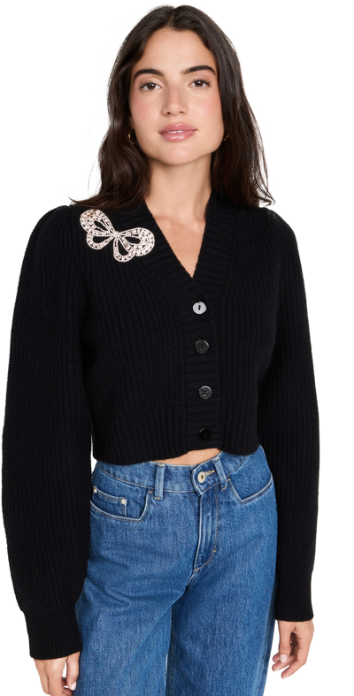 LOVESHACKFANCY LARSA CROP CARDIGAN