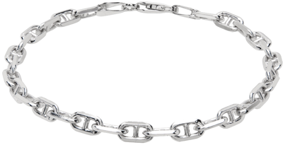 MARIA BLACK SILVER PORTO SMALL CHAIN BRACELET