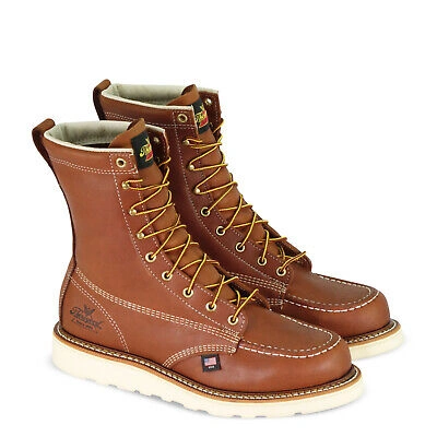 THOROGOOD THOROGOOD 8IN ST TOE MENS TOBACCO LEATHER AMERICAN HERITAGE WORK BOOTS