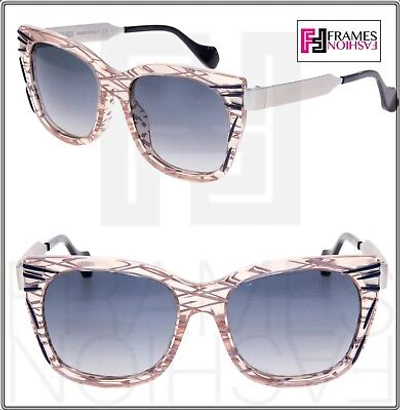 FENDI FENDI THIERRY LASRY KINKY FF0180S PALLADIUM PINK SQUARE METAL SUNGLASSES 0180