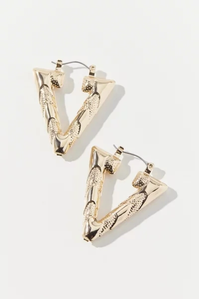 URBAN OUTFITTERS STATEMENT TRIANGLE HOOP EARRING