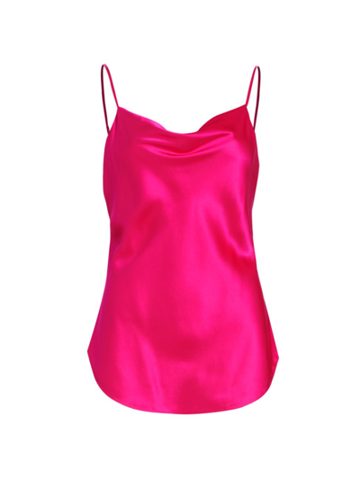 CINQ À SEPT WOMEN'S MARTA SILK COWLNECK CAMI TOP