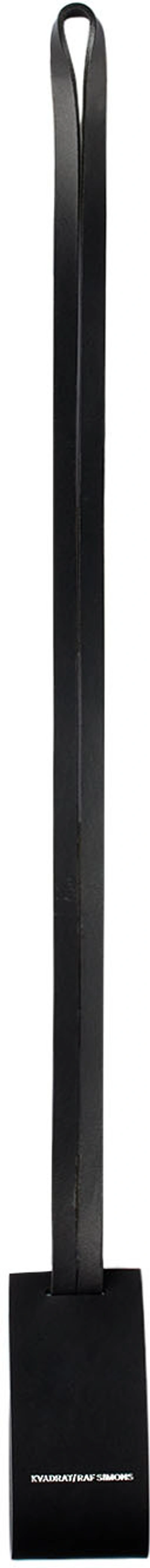 KVADRAT/RAF SIMONS BLACK LEATHER KEYCHAIN