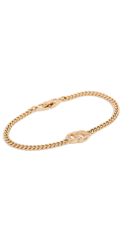 SHOPBOP X VIVRELLE CHRISTIAN DIOR CRYSTAL CD CHAIN LINK BRACELET