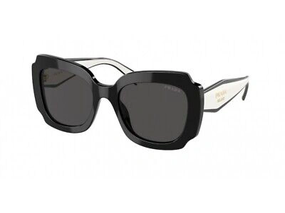PRADA PRADA SUNGLASSES PR 16YS 09Q5S0 BLACK GREY WOMAN