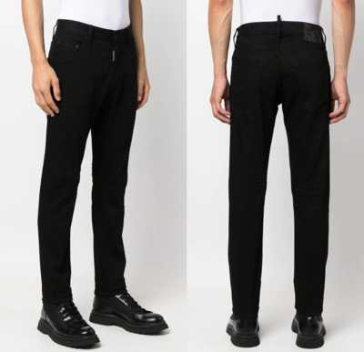 DSQUARED2 DSQUARED2 JEANS 16CM SKATER BULL COTTON DENIM PANTS TROUSERS COLLECTION