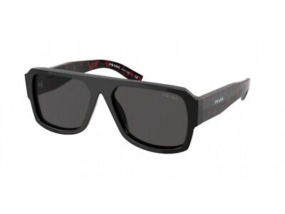 PRADA PRADA SUNGLASSES PR 22YS 1AB5S0 BLACK GREY MAN