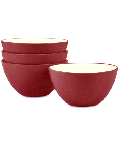 NORITAKE COLORWAVE SIDE/PREP BOWLS, SET OF 4