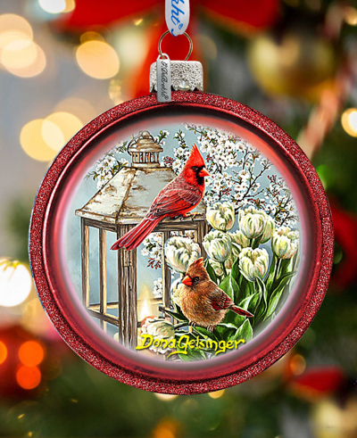 G.DEBREKHT BIRDS HOLIDAY ORNAMENT