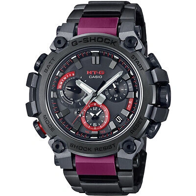 CASIO CASIO G-SHOCK MT-G MTG-B3000BD-1AJF BLACK PURPLE BLUETOOTH MEN WATCH IN BOX