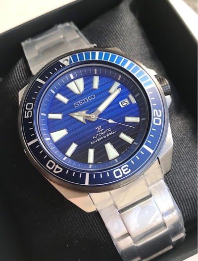 SEIKO SEIKO SRPC93K1 PROSPEX TURTLE SAVE THE OCEAN AUTOMATIC DIVER SILVER STEEL WATCH