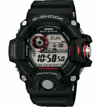 G-SHOCK CASIO G-SHOCK GW9400-1 RANGEMAN MILITARY BLACK TRIPLE SENSOR ATOMIC WATCH
