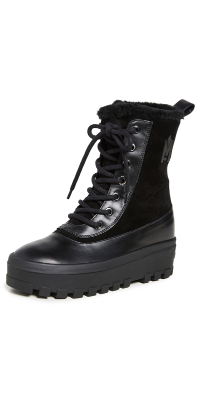 MACKAGE HERO LUG SOLE BOOTS BLACK