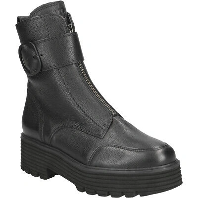 PAUL GREEN PAUL GREEN STIEFELETTE 9146-002, GLATTLEDER, SCHWARZ, DAMEN