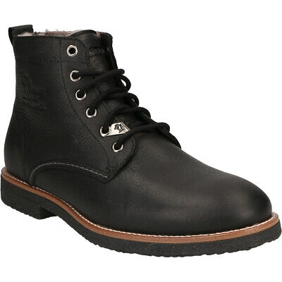 PANAMA JACK PANAMA JACK BOOTS GLASGOW IGLOO C, GLATTLEDER, SCHWARZ, HERREN
