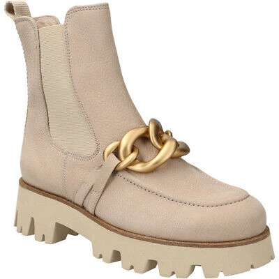 PAUL GREEN PAUL GREEN STIEFELETTE 9043-052, RAULEDER, BEIGE, DAMEN