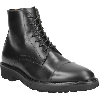 LÜKE SCHUHE LÜKE SCHUHE BOOTS 716S, GLATTLEDER, SCHWARZ, HERREN