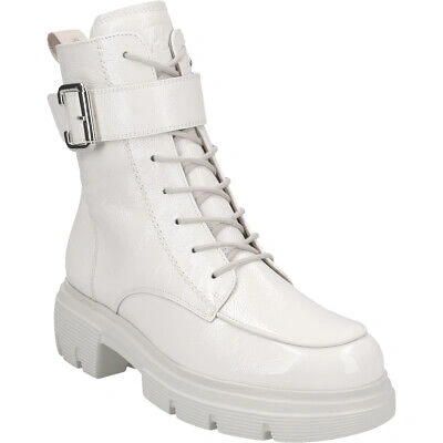 PAUL GREEN PAUL GREEN BOOTS 9879-029, LACK/BRUSH, WEISS, DAMEN