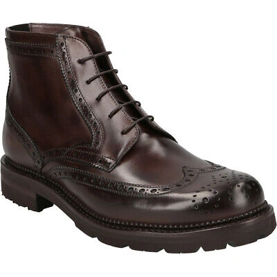 LÜKE SCHUHE LÜKE SCHUHE BOOTS 8679, GLATTLEDER, BRAUN, HERREN