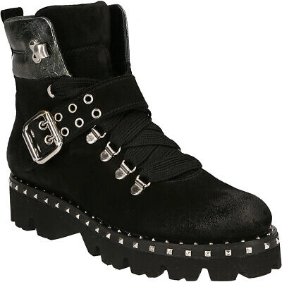 GUGLIELMO ROTTA GUGLIELMO ROTTA BOOTS 1818UD, RAULEDER, SCHWARZ, DAMEN