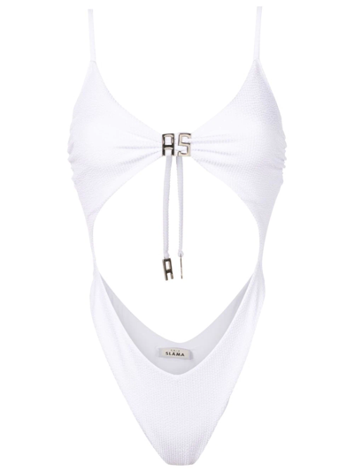 AMIR SLAMA CUT-OUT DETAIL SWIMSUIT