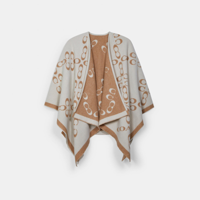 COACH OUTLET COACH SIGNATURE PONCHO