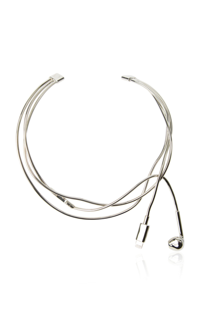 COPERNI WOMEN'S HEADPHONE METAL NECKLACE