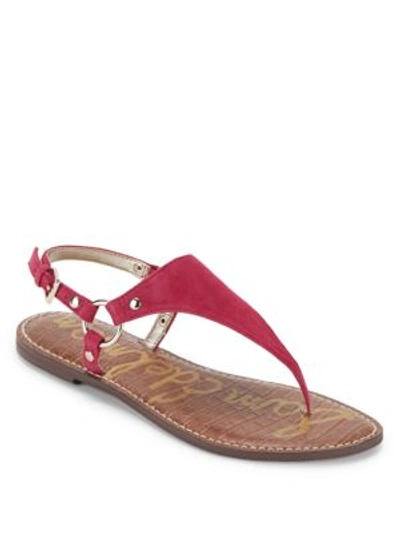 SAM EDELMAN Greta Leather Thong Sandals