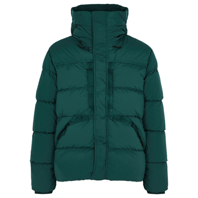 C.P. COMPANY HOODED QUILTED SHELL JACKET
