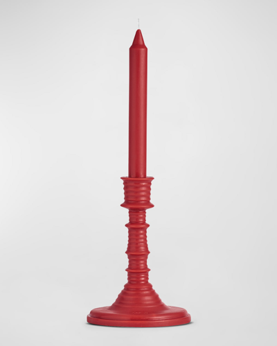 LOEWE 11.9 OZ. TOMATO LEAVES WAX CANDLEHOLDER