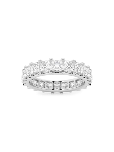 SAKS FIFTH AVENUE WOMEN'S BUILD YOUR OWN COLLECTION PLATINUM & NATURAL PRINCESS DIAMOND ETERNITY BAND