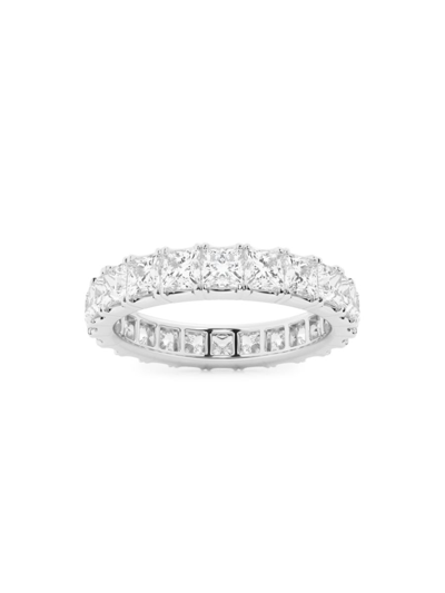 SAKS FIFTH AVENUE WOMEN'S BUILD YOUR OWN COLLECTION PLATINUM & NATURAL PRINCESS DIAMOND ETERNITY BAND