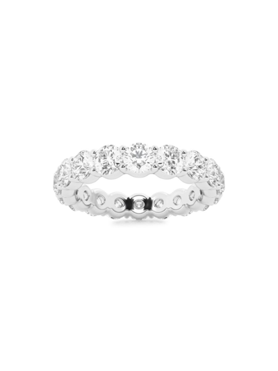 SAKS FIFTH AVENUE WOMEN'S BUILD YOUR OWN COLLECTION 14K WHITE GOLD & LAB GROWN ROUND DIAMOND ETERNITY BAND