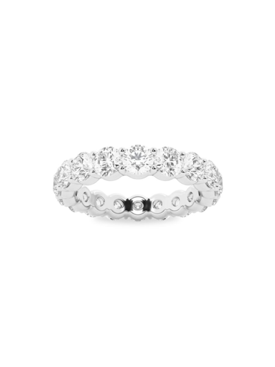 SAKS FIFTH AVENUE WOMEN'S BUILD YOUR OWN COLLECTION 14K WHITE GOLD & LAB GROWN ROUND DIAMOND ETERNITY BAND