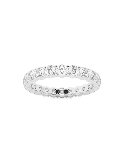 SAKS FIFTH AVENUE WOMEN'S BUILD YOUR OWN COLLECTION 14K WHITE GOLD & LAB GROWN ROUND DIAMOND ETERNITY BAND