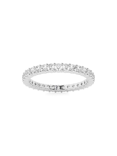 SAKS FIFTH AVENUE WOMEN'S BUILD YOUR OWN COLLECTION 14K WHITE GOLD & LAB GROWN ROUND DIAMOND ETERNITY BAND