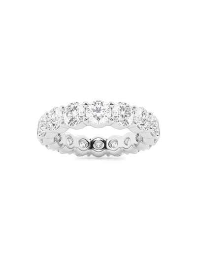 SAKS FIFTH AVENUE WOMEN'S BUILD YOUR OWN COLLECTION 14K WHITE GOLD & LAB GROWN ROUND DIAMOND ETERNITY BAND