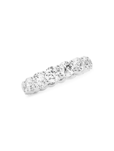 SAKS FIFTH AVENUE WOMEN'S BUILD YOUR OWN COLLECTION PLATINUM & LAB GROWN ROUND DIAMOND ETERNITY BAND