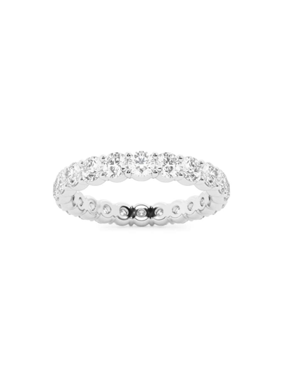 SAKS FIFTH AVENUE WOMEN'S BUILD YOUR OWN COLLECTION PLATINUM & LAB GROWN ROUND DIAMOND ETERNITY BAND