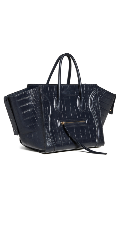SHOPBOP ARCHIVE CELINE PHANTOM MEDIUM LUGGAGE, CROC EM