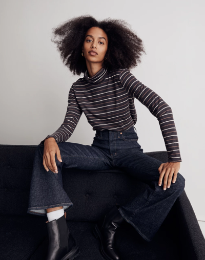 MADEWELL WHISPER COTTON TURTLENECK TOP