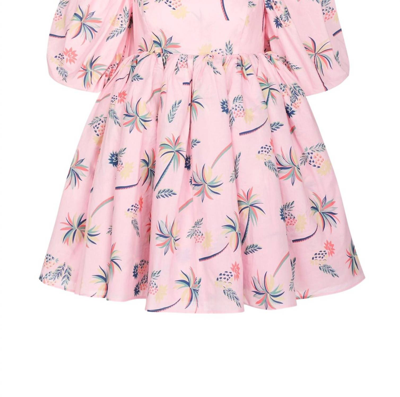 SELKIE Cottage Puff Dress in Daquari