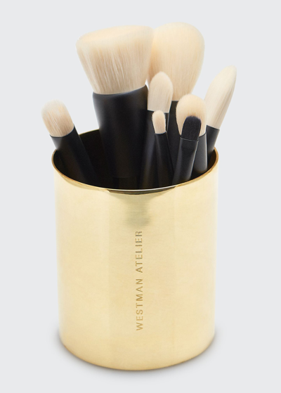 WESTMAN ATELIER GULD KUPPEN MAKEUP BRUSH HOLDER CUP - GOLD