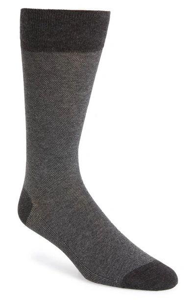 COLE HAAN COLE HAAN PIQUÉ TEXTURE CREW SOCKS