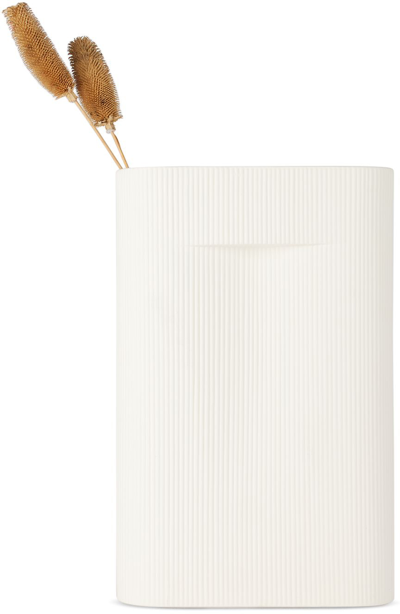 MUUTO OFF-WHITE RIDGE VASE