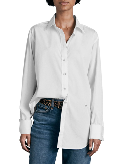 RAG & BONE WOMEN'S DIANA COTTON POPLIN SHIRT