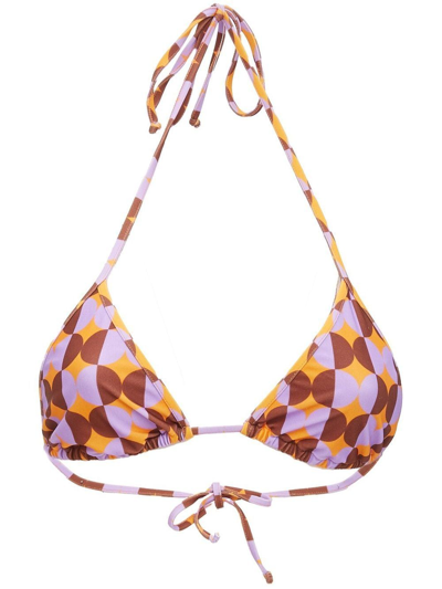LA DOUBLEJ TRIANGLE BIKINI TOP