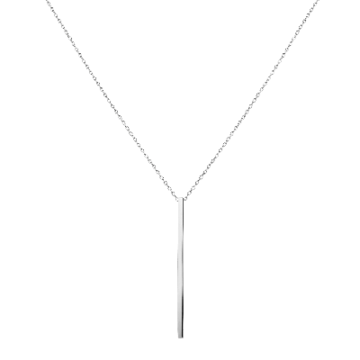 AURATE NEW YORK AURATE NEW YORK LONG GOLD BAR DROP NECKLACE